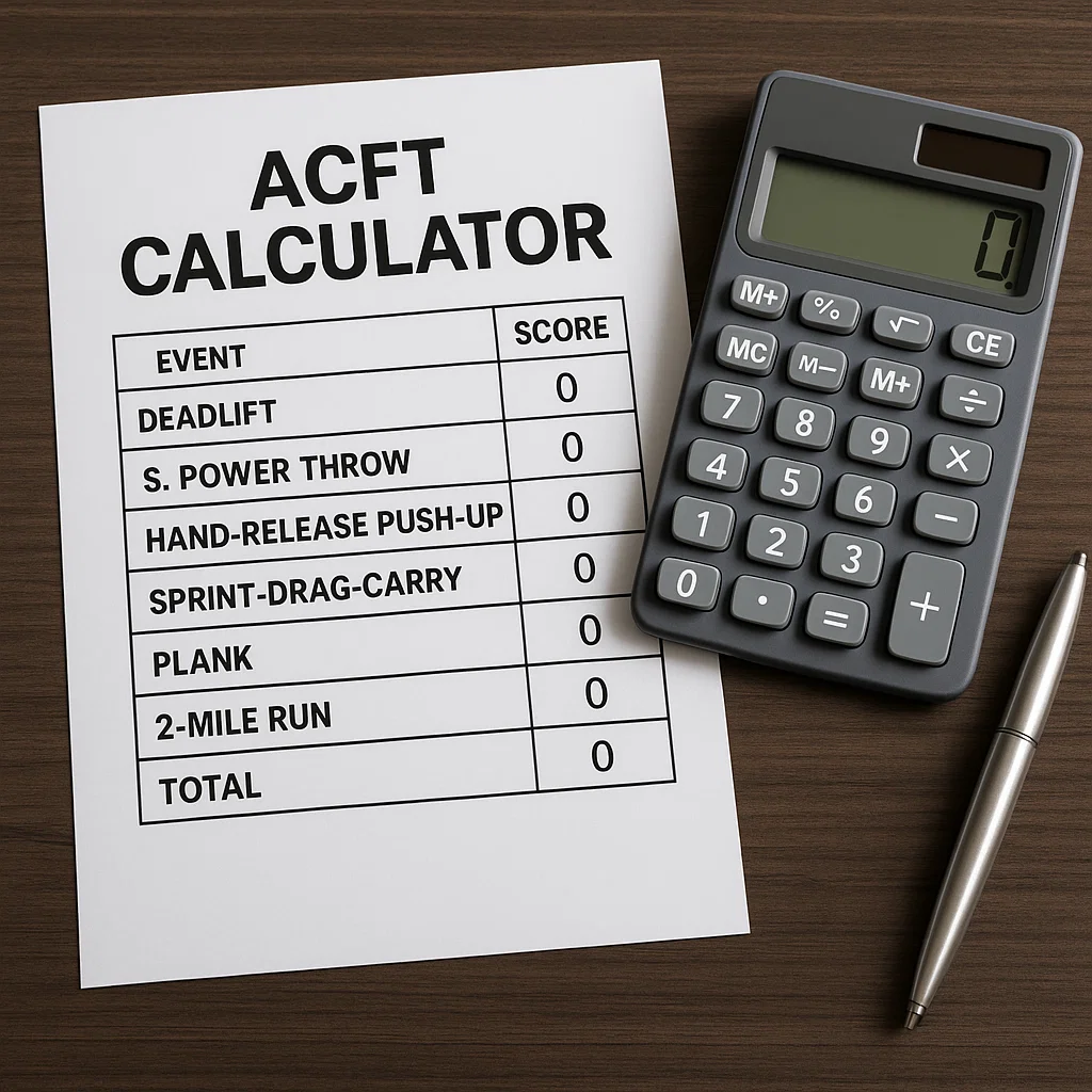 ACFT Calculator