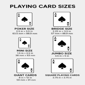 playing card size